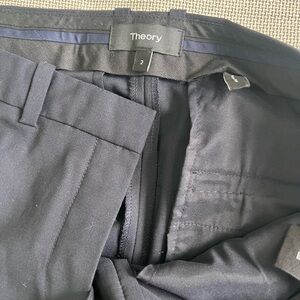 Theory Demetria Dress Pants in Size 2 Navy Blue